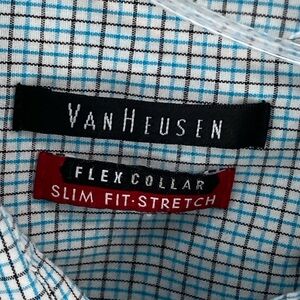 Van Heusen flex collar, slim fit, stretch men’s shirt
